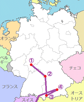 2000春地図（ドイツ）